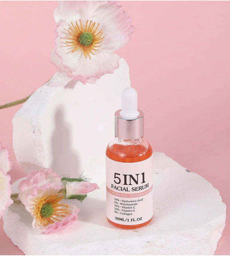 MOIKA 5-IN-1 Facial Serum with Vitamin C, Vitamin E, Hyaluronic Acid & Collagen 8 5 in 1 facial serum spu884818848354 desc 8