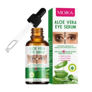 MOIKA Aloe Vera Eye Serum 30ml Dark Circles Treatment Reduce Puffiness