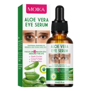 MOIKA Aloe Vera Eye Serum for Dark Circles & Fine Lines, 30ml