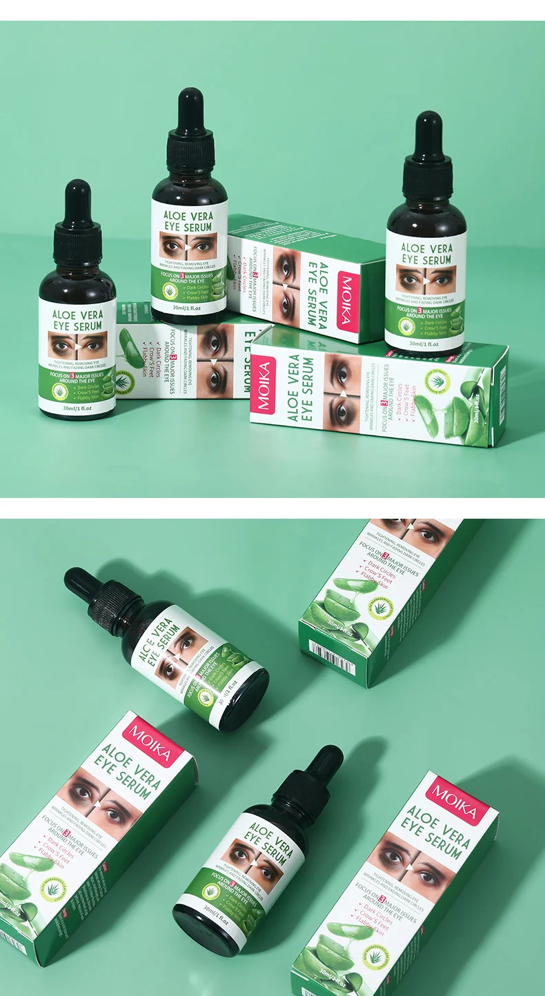 MOIKA Aloe Vera Eye Serum for Dark Circles & Fine Lines, 30ml 10 aloe vera eye serum spu878710479112 desc 10