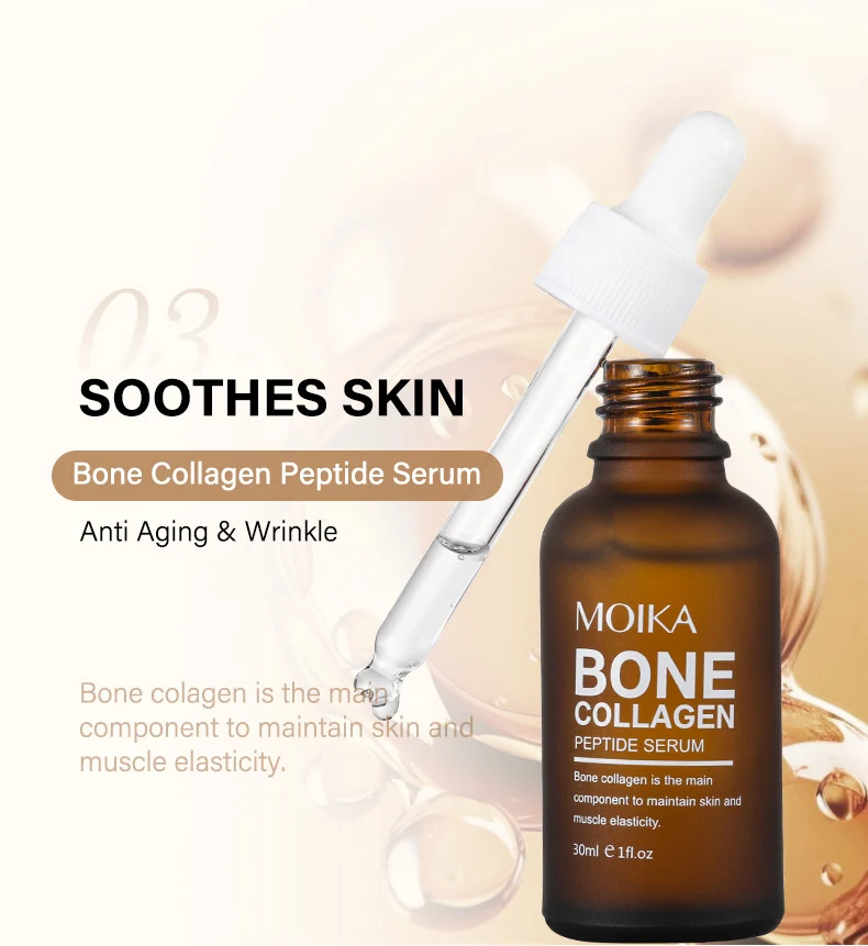MOIKA Anti-Aging Serum Set with Bone Collagen, Vitamin C, and Bakuchiol for Brightening and Hydration 8 anti aging brightening serum set spu657445200930 desc 8