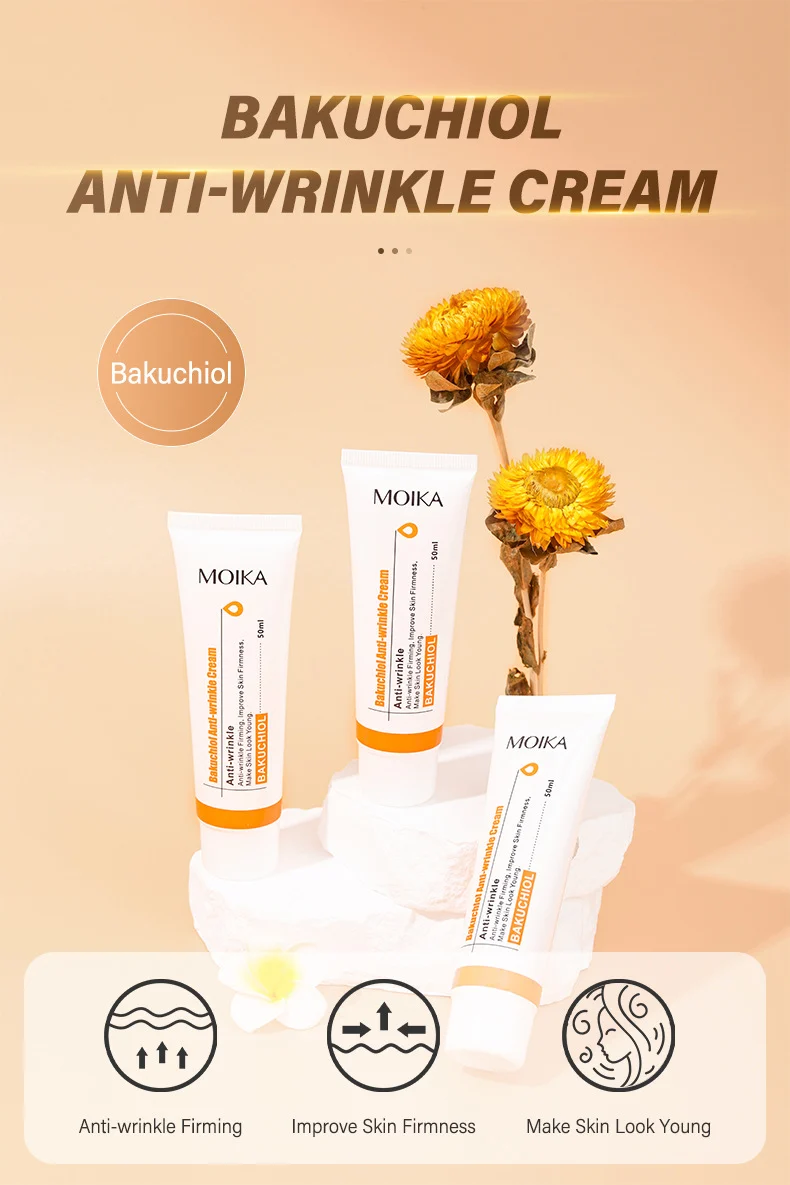 MOIKA Bakuchiol Anti-Wrinkle Cream 50ml Firming Anti-Aging Moisturizer 1 bakuchiol anti wrinkle cream spu732768060268 desc 1