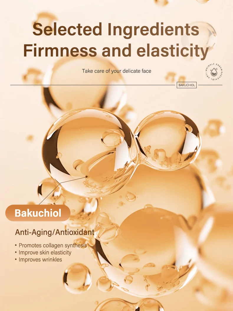 MOIKA Bakuchiol Anti-Wrinkle Cream 50ml Firming Anti-Aging Moisturizer 4 bakuchiol anti wrinkle cream spu732768060268 desc 4