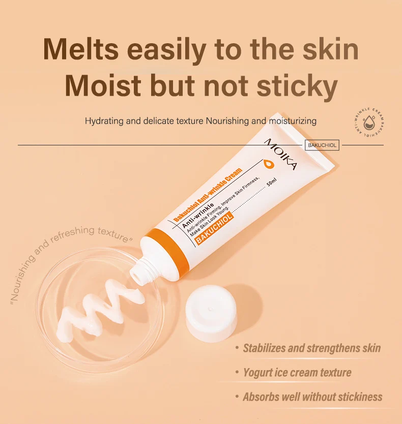 MOIKA Bakuchiol Anti-Wrinkle Cream 50ml Firming Anti-Aging Moisturizer 7 bakuchiol anti wrinkle cream spu732768060268 desc 7