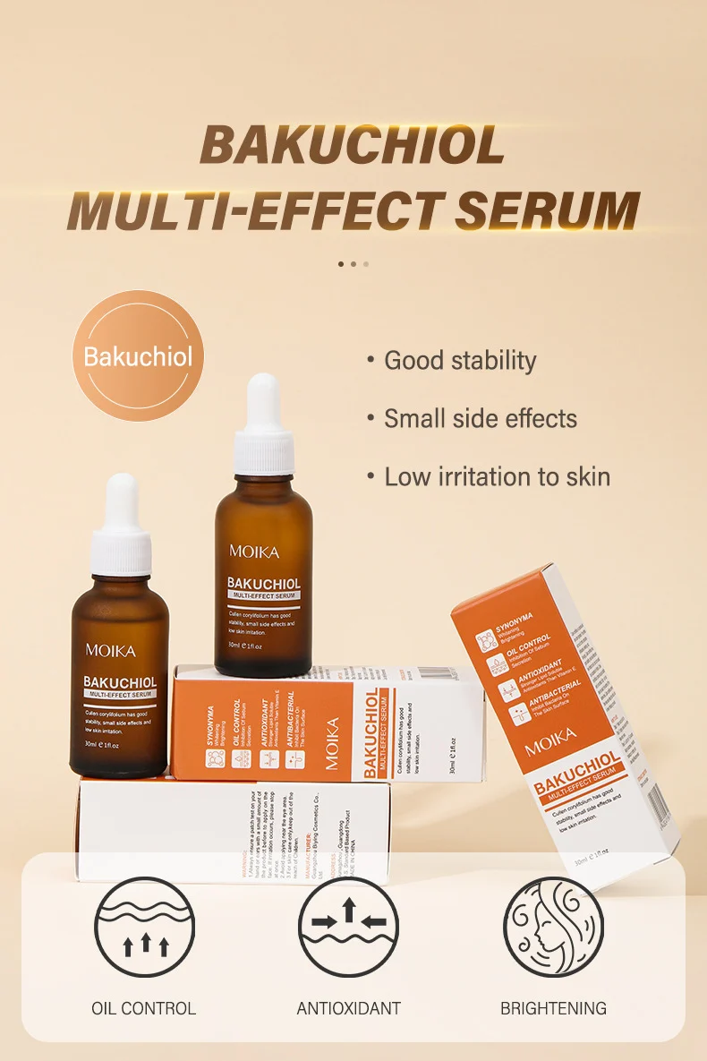 MOIKA Bakuchiol Multi-Effect Serum 30ml | Anti-Aging Whitening Oil Control 1 bakuchiol serum 30ml spu733045100847 desc 1