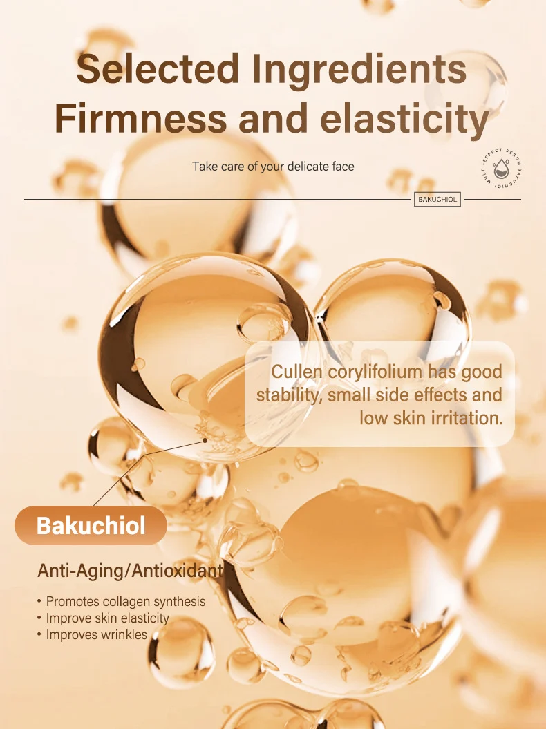 MOIKA Bakuchiol Multi-Effect Serum 30ml | Anti-Aging Whitening Oil Control 4 bakuchiol serum 30ml spu733045100847 desc 4