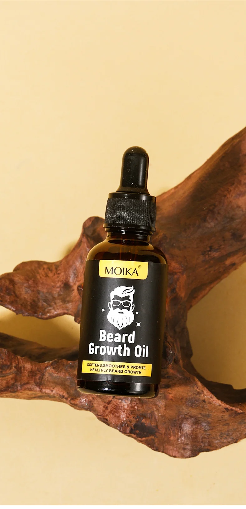 MOIKA Caffeine Beard Growth Oil for Fuller Thicker Facial Hair 9 beard growth oil spu857492005320 desc 9