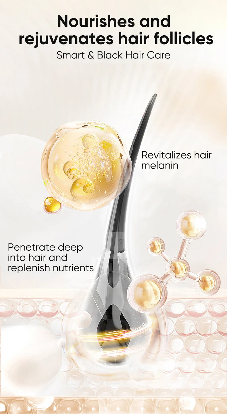 MOIKA Herbal Black Hair Essence - Improve White Hair & Strengthen Roots 30ml 5 black hair essence spu762174207628 desc 5