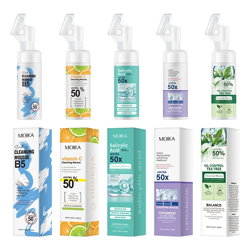 cleansing-foam-mousse-spu669863454534-1 MOIKA Cleansing Mousse with Vitamin C & Salicylic Acid for Pore Cleansing & Oil Control