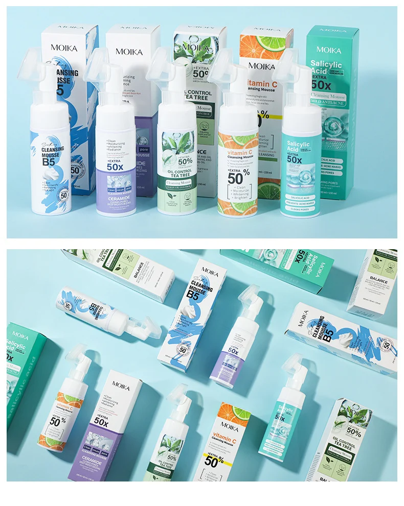 MOIKA Cleansing Mousse with Vitamin C & Salicylic Acid for Pore Cleansing & Oil Control 11 cleansing foam mousse spu669863454534 desc 11