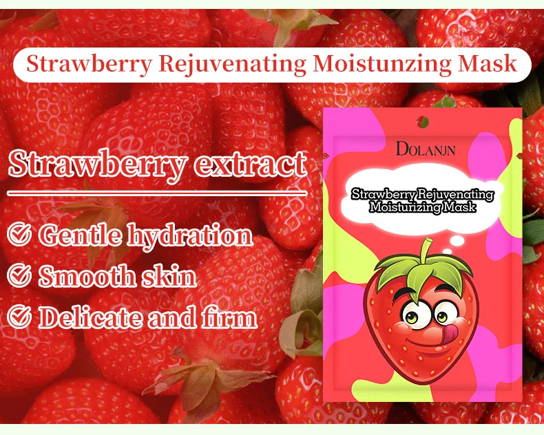 MOIKA & DOLANJN Cute Cartoon Animal & Fruit Facial Masks for Hydration & Brightening 16 cute cartoon fruit facial masks spu680323607158 desc 16