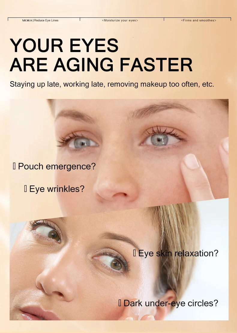 MOIKA 5X Extra Essence Eye Mask Patches, Seaweed & 24K Gold & Pro-Xylane for Dark Circles, Fine Lines, Anti-Wrinkle 2 eye mask patches spu709097888114 desc 2