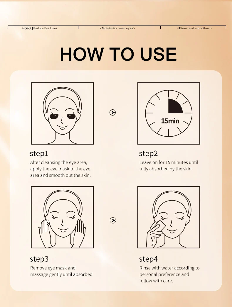 MOIKA 5X Extra Essence Eye Mask Patches, Seaweed & 24K Gold & Pro-Xylane for Dark Circles, Fine Lines, Anti-Wrinkle 9 eye mask patches spu709097888114 desc 9