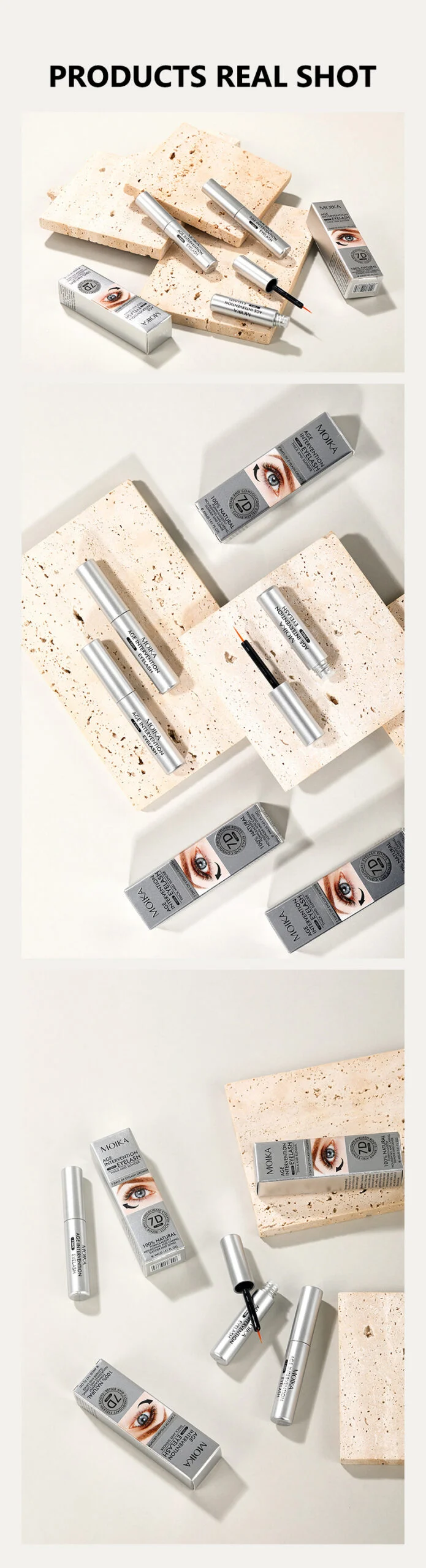 MOIKA 7D Eyelash Serum for Growth, Black Shiny Natural Lashes, 4ml 12 eyelash growth serum spu658921239791 desc 12 scaled