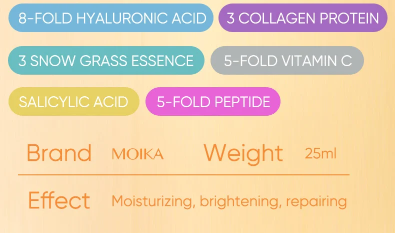 MOIKA Face Mask - 24H Moisturizing, Brightening, Oil Control, Tightening 2 face mask sheet spu760261026803 desc 2