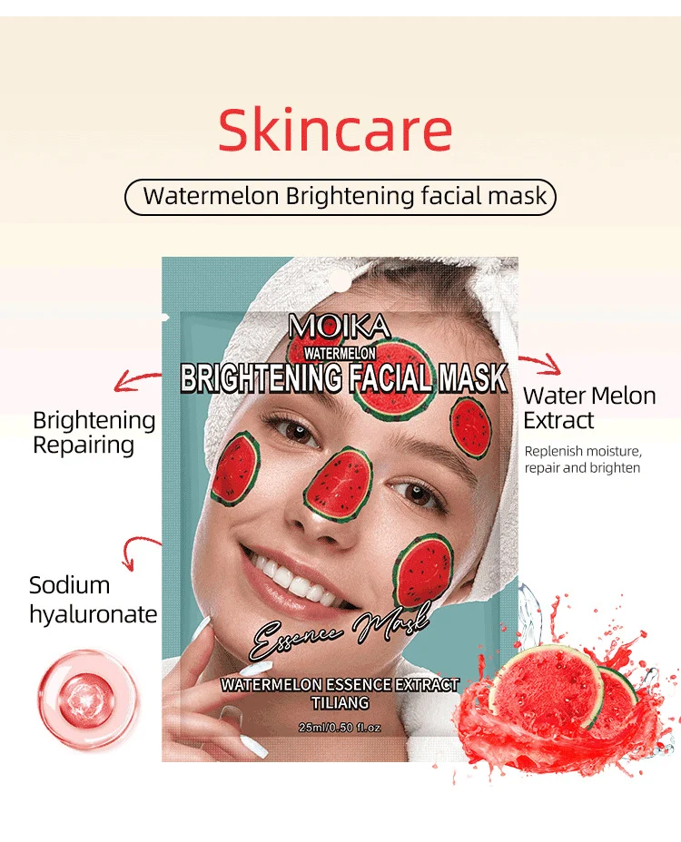 MOIKA Fruit Cartoon Facial Mask Set - 9 Sheet Masks for Hydration, Brightening & Repair 7 fruit cartoon facial mask set spu758670794957 desc 7