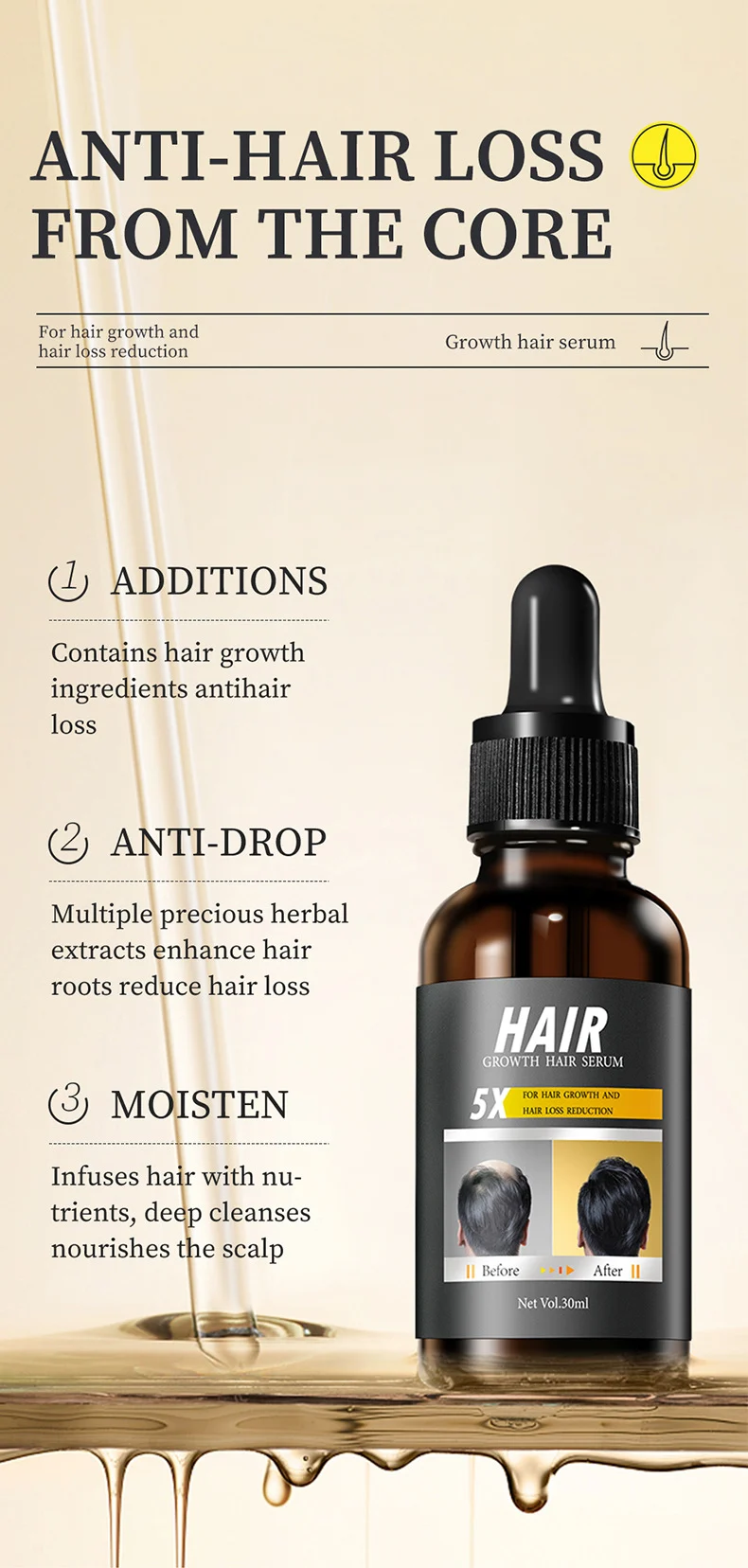 MOIKA Hair Growth Serum 30ml for Hair Loss Reduction and Strengthening 3 hair growth serreum spu731784409858 desc 3