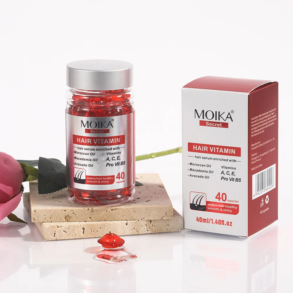 MOIKA Hair Vitamin Serum Capsules 40ml with Moroccan Oil for Damaged Hair Repair 13 hair vitamin serum capsules spu724958071398 desc 13