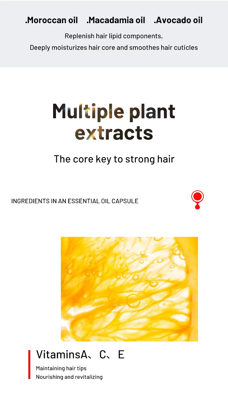 MOIKA Hair Vitamin Serum Capsules 40ml with Moroccan Oil for Damaged Hair Repair 7 hair vitamin serum capsules spu724958071398 desc 7