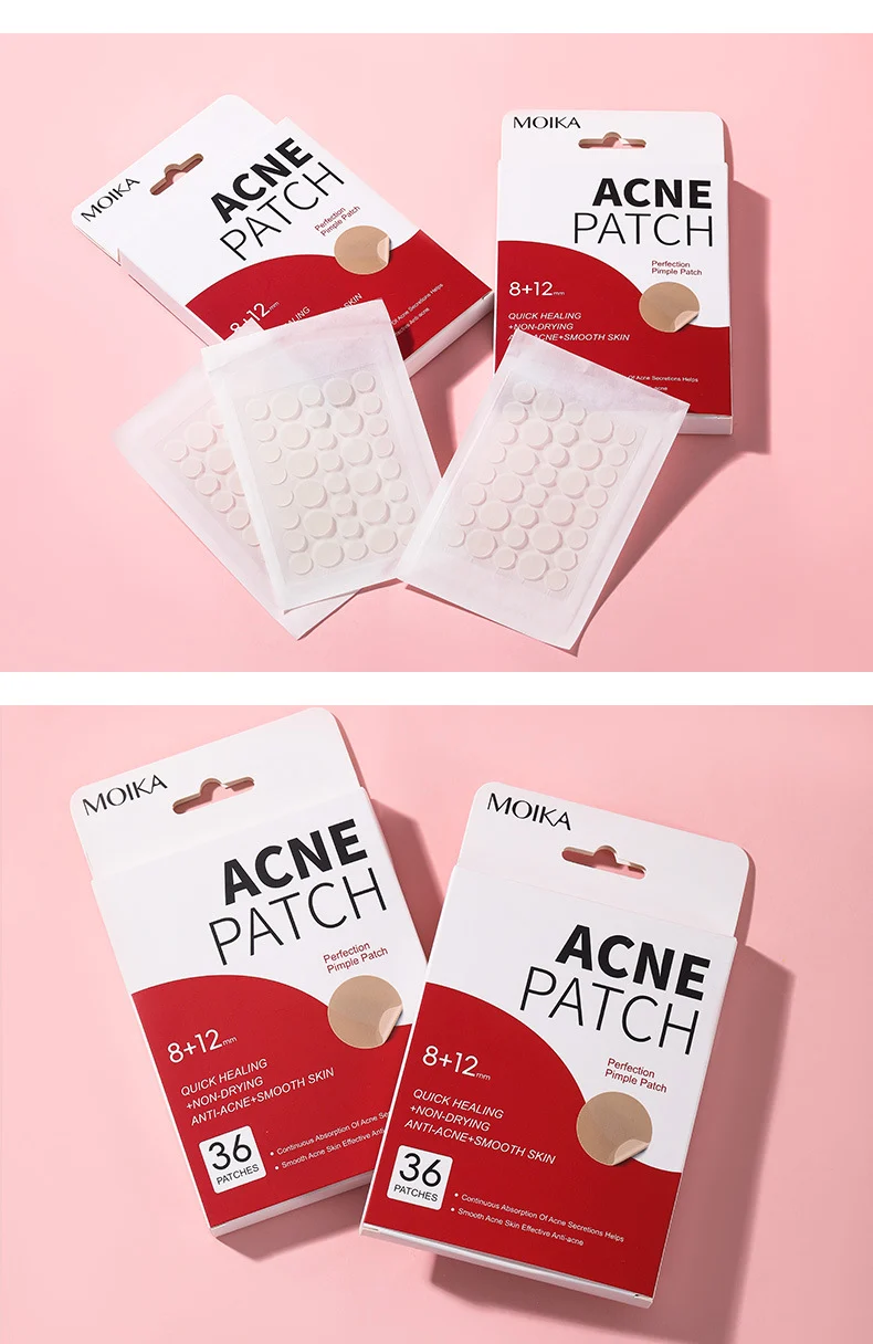MOIKA Salicylic Acid Acne Patches 36 Pcs, Invisible Hydrocolloid Pimple Patch for Spot Treatment 11 hydrocolloid acne patches spu723137994867 desc 11