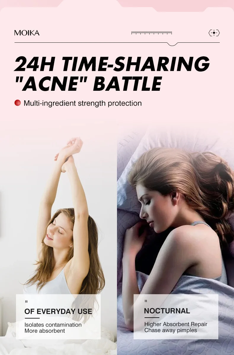 MOIKA Salicylic Acid Acne Patches 36 Pcs, Invisible Hydrocolloid Pimple Patch for Spot Treatment 8 hydrocolloid acne patches spu723137994867 desc 8