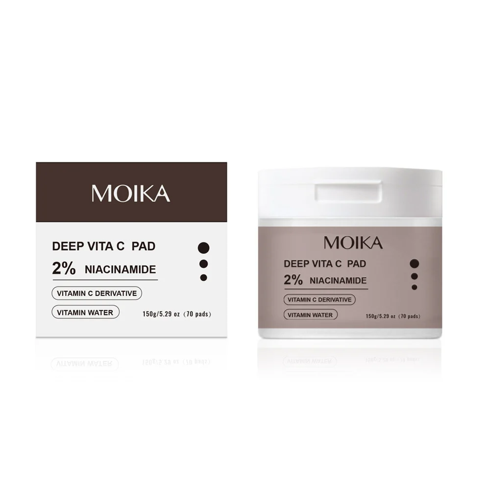 MOIKA Kojic Acid & Turmeric Cleansing Pads with Vitamin C - Exfoliate, Brighten Skin, 50 Pads 1 kojic acid turmeric cleansing pads spu922730418576 desc 1