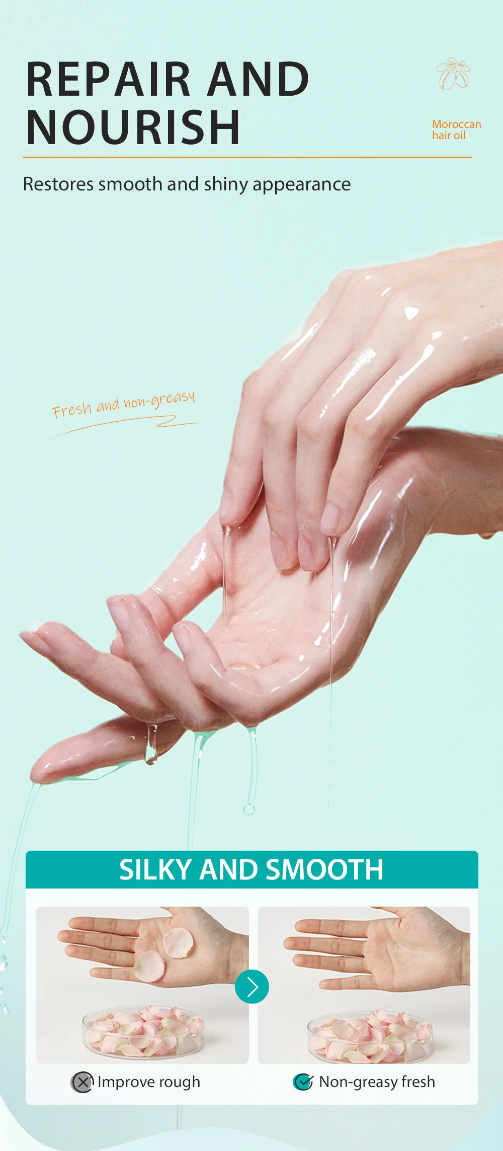 MOIKA Moroccan Argan Hair Oil with Jojoba Seed Oil - 100ml Deep Conditioning & Repair 6 moroccan argan hair oil spu724748969891 desc 6