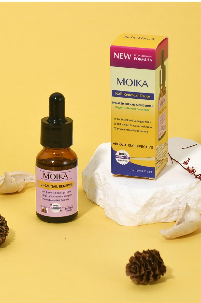 MOIKA Nail Renewal Drops for Damaged & Discolored Toenails Fingernails Growth Repair 10 nail renewal repair drops spu680691019616 desc 10