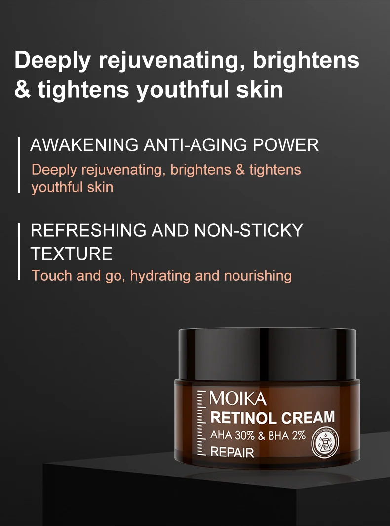MOIKA Retinol Cream Serum Eye Cream Set for Anti-Aging & Skin Repair 4 retinol anti aging skincare set spu709569638020 desc 4