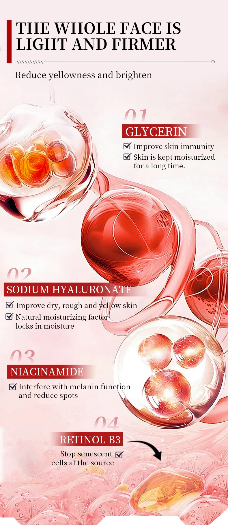 MOIKA Retinol B3 Serum Face Wrinkle Concentrate Anti-Aging Repair 7 retinol b3 anti aging serum spu899978827675 desc 7