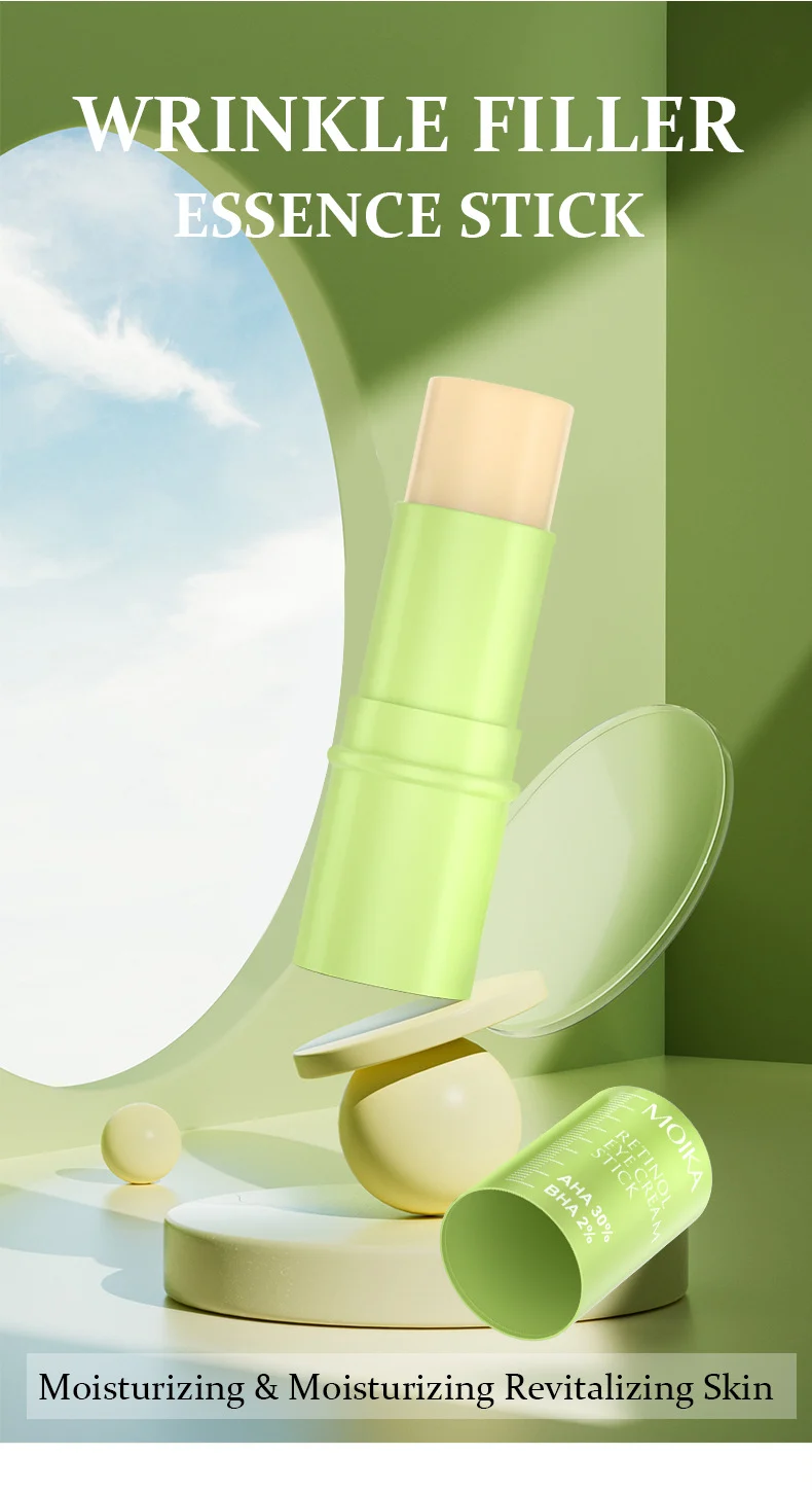 MOIKA Retinol Eye Cream Stick with AHA & BHA for Wrinkles, Firming, and Brightening 1 retinol eye cream stick spu733242734173 desc 1