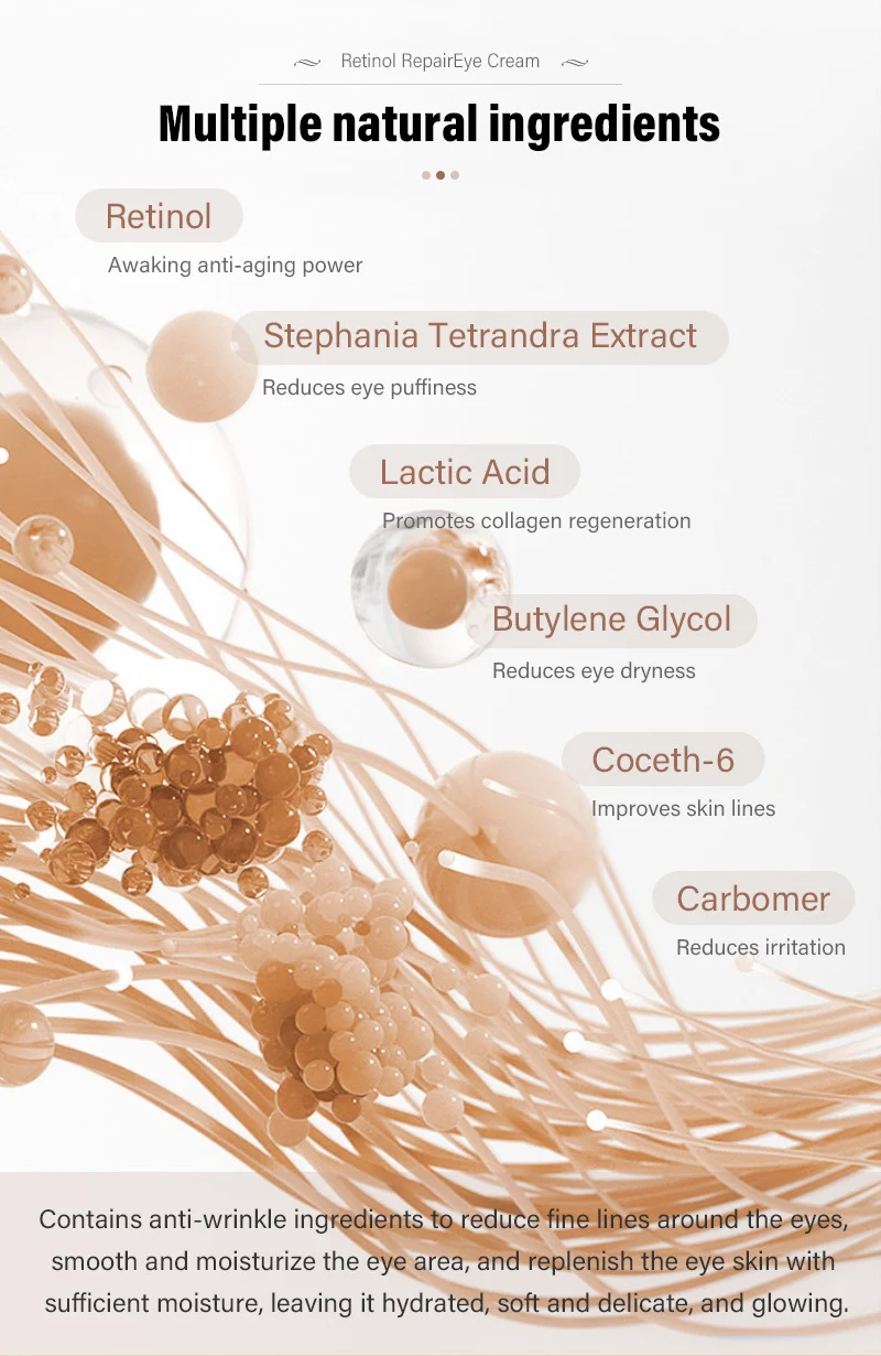 MOIKA Retinol Repair Eye Cream for Dark Circles & Wrinkles 30g 5 retinol repair eye cream spu727910369444 desc 5