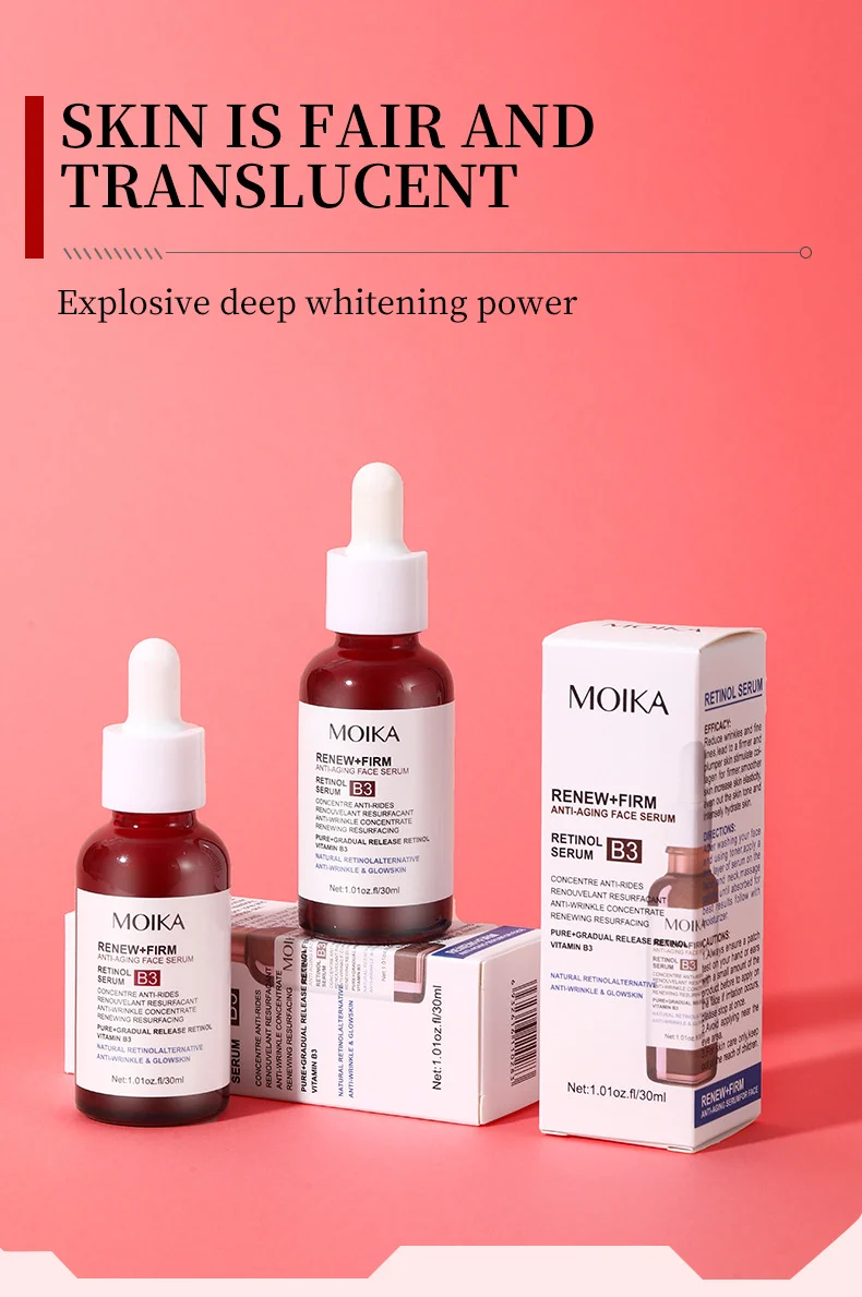 MOIKA Retinol Vitamin B3 Serum for Brightening, Anti-Aging & Skin Repair 1 retinol vitamin b3 serum spu728660575632 desc 1