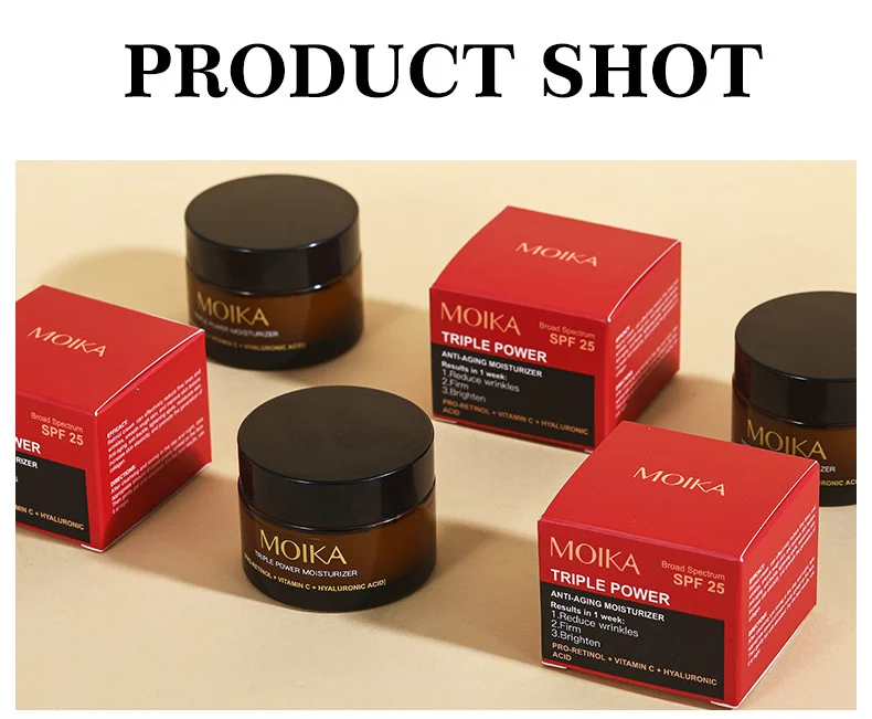 MOIKA Retinol Vitamin C Triple Power Moisturizer with SPF 25 for Anti-Aging and Brightening 9 retinol vitamin c moisturizer spf25 spu728063518062 desc 9