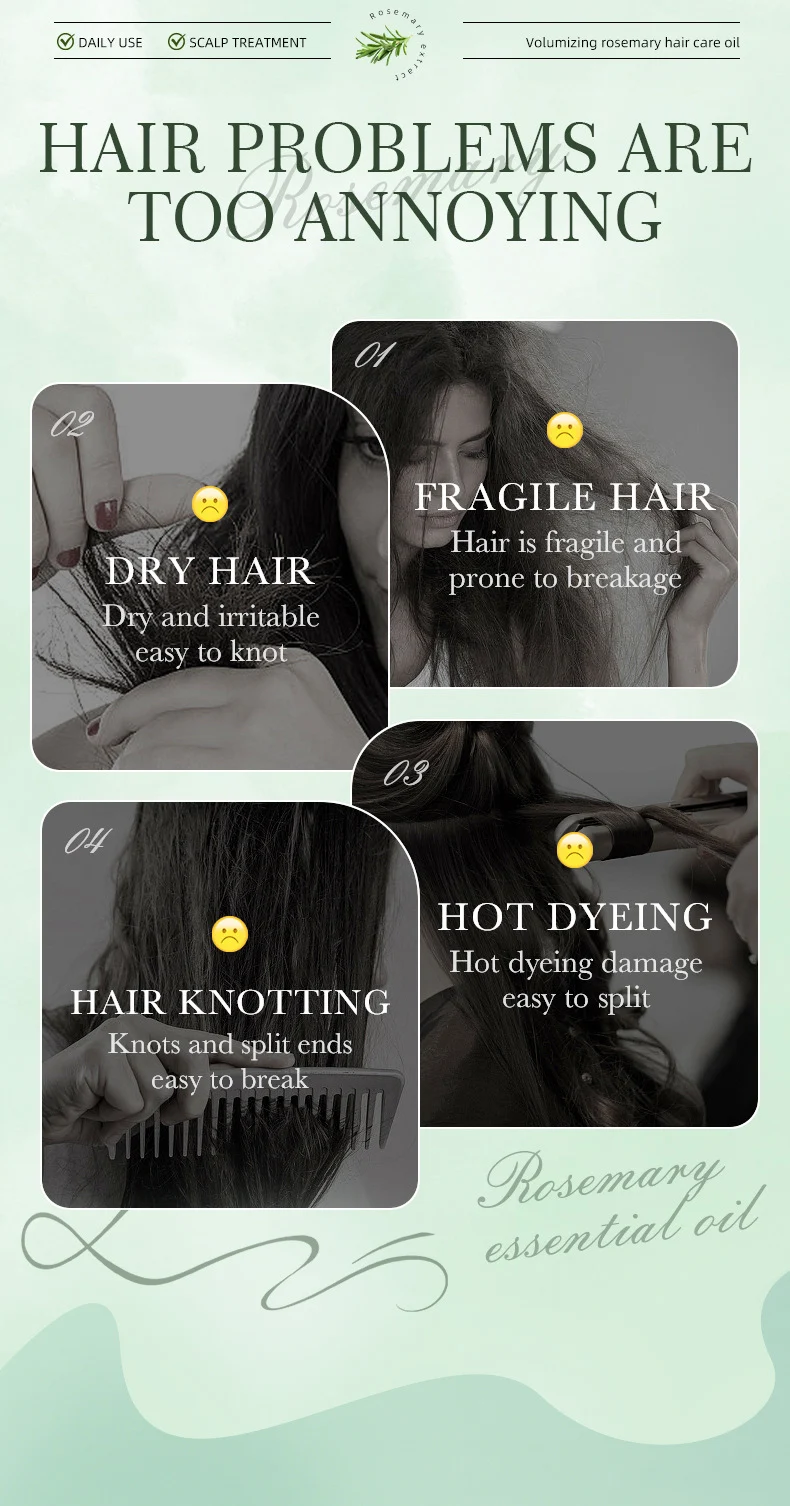 MOIKA Rosemary Hair Oil 100% Pure Essential Oil for Scalp Treatment & Split Ends 2 rosemary hair oil scalp treatment spu716785041941 desc 2