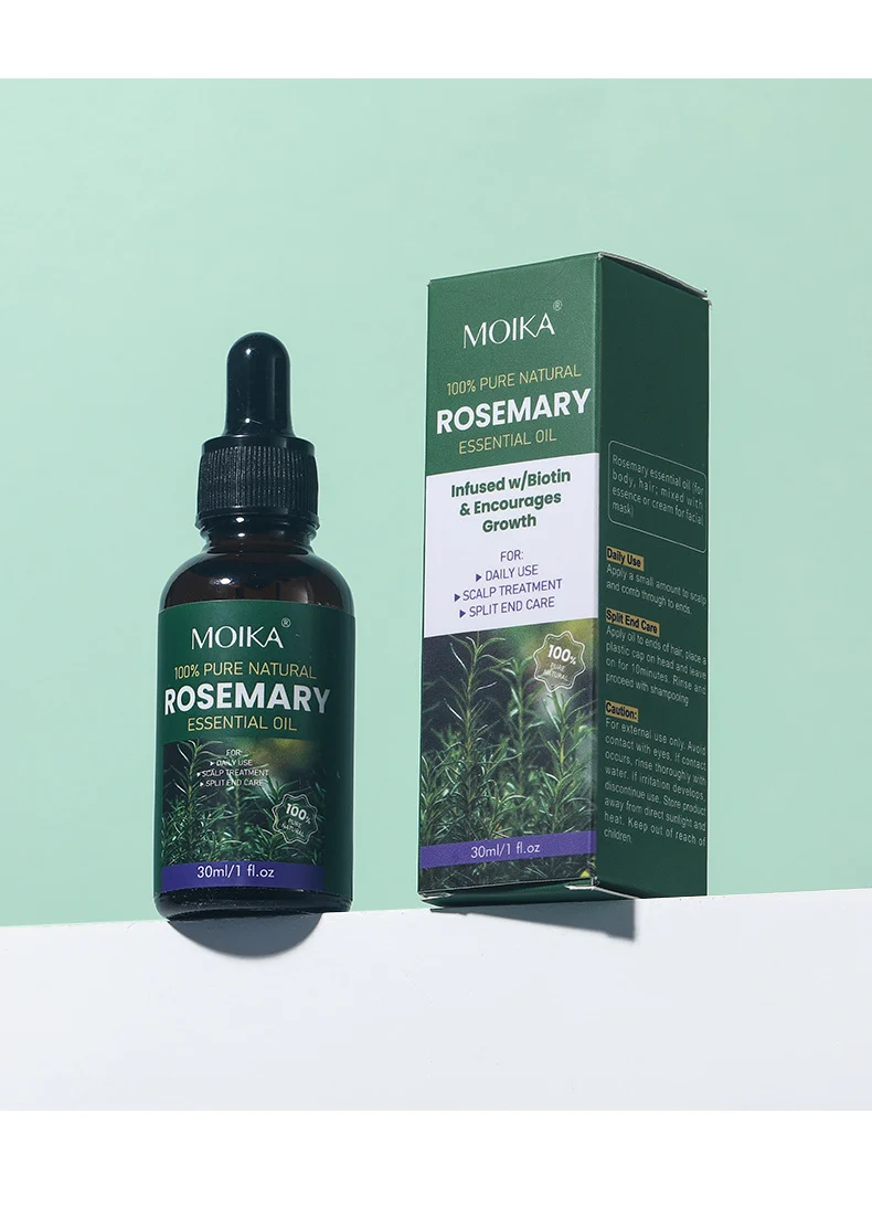 MOIKA Rosemary Hair Oil 100% Pure Essential Oil for Scalp Treatment & Split Ends 9 rosemary hair oil scalp treatment spu716785041941 desc 9