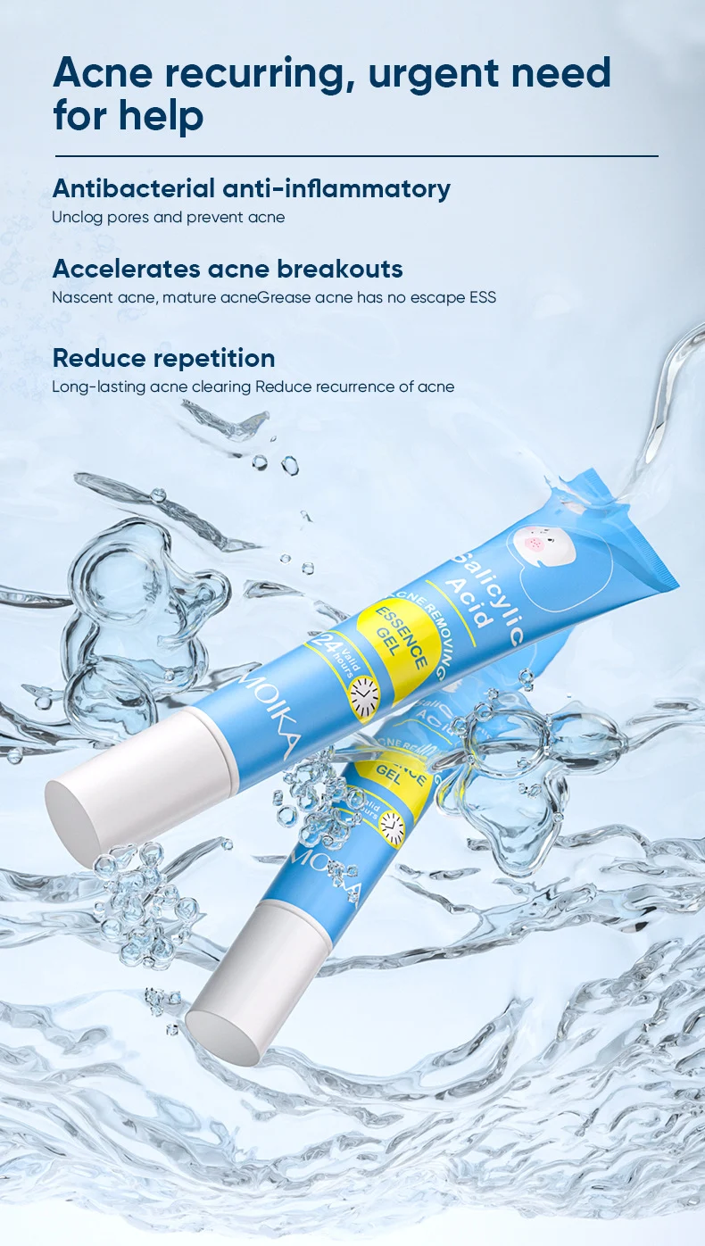 MOIKA Salicylic Acid Acne Spot Treatment Gel, 20g Anti-Acne Serum for Face 7 salicylic acne treatment gel spu696416345059 desc 7