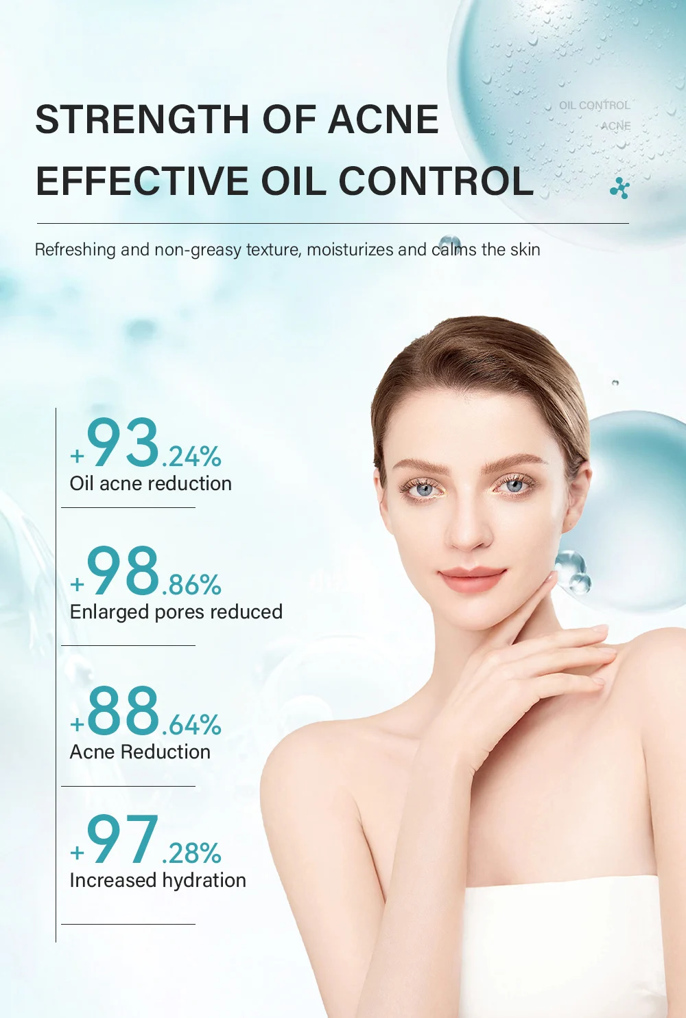 MOIKA Tea Tree Salicylic Acid Oil Control Acne Removal Skincare Set 6 tea tree salicylic acid acne skincare set spu780497845925 desc 6