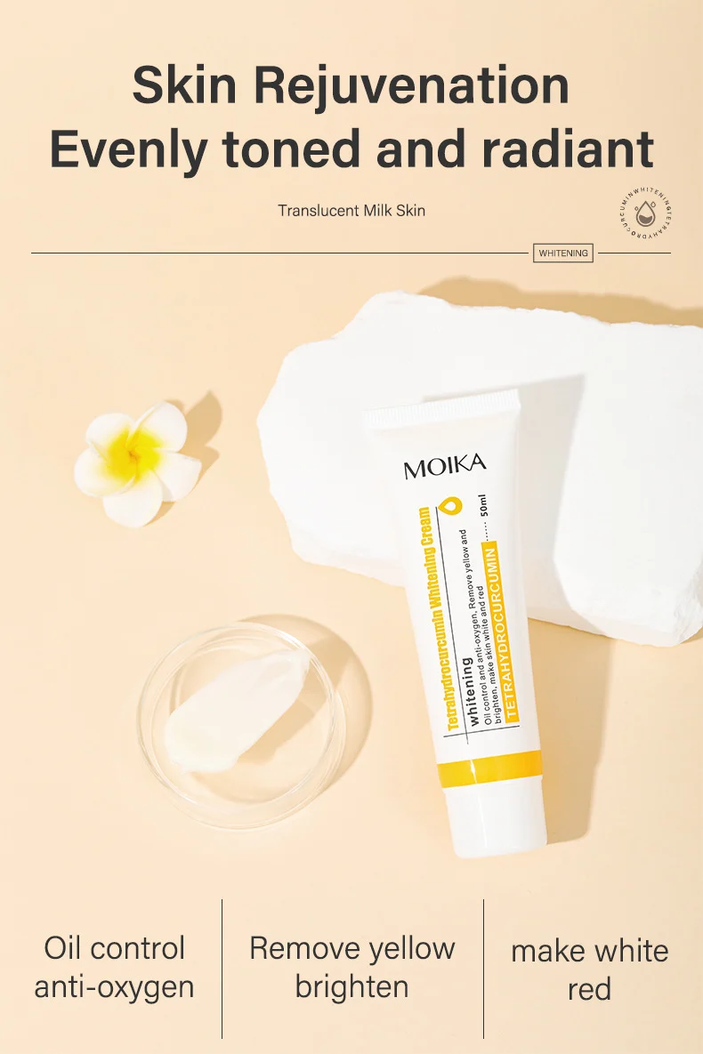 MOIKA Tetrahydrocurcumin Whitening Cream Brighten Skin Moisturize 50ml 3 tetrahydrocurcumin whitening face cream spu733386467660 desc 3