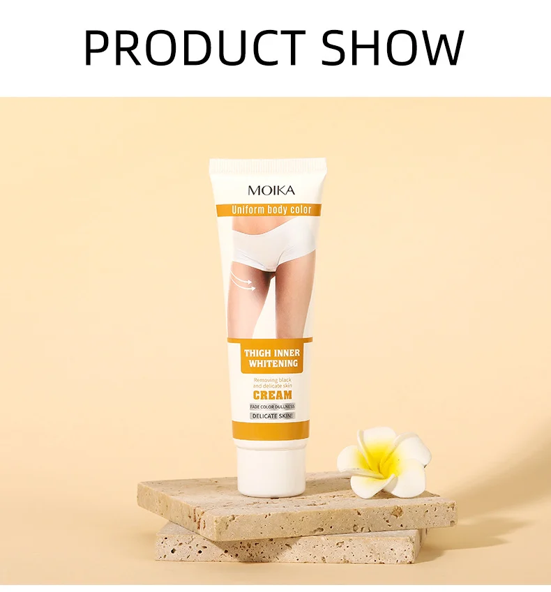 MOIKA Thigh Inner Whitening Cream - Brighten & Even Skin Tone, Reduce Dark Spots 8 thigh whitening cream spu690304699828 desc 8