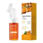 MOIKA Turmeric Cleansing Mousse with Kojic Acid & Vitamin C, Brightening Facial Foam