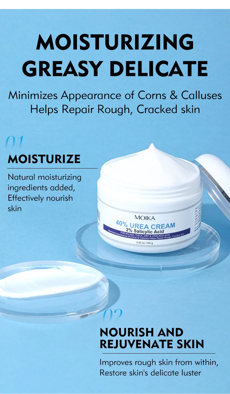 MOIKA 40% Urea Cream with 2% Salicylic Acid for Rough Dry Cracked Skin 3 urea salycylic acid moisturizing cream spu670322416965 desc 3