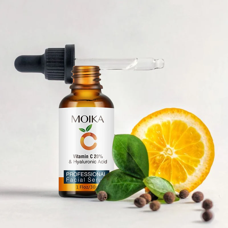 MOIKA Vitamin C 20% Facial Serum with Hyaluronic Acid, Whitening & Anti-Aging 8 vitamin c facial serum spu753006403134 desc 8